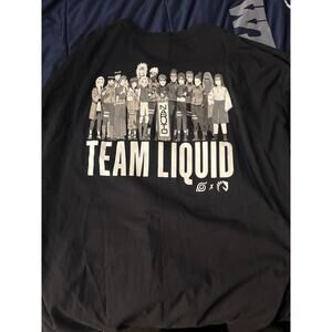 Team Liquid x Naruto Shippuden Long Sleeve Tee 3XL Black *Collectible*
